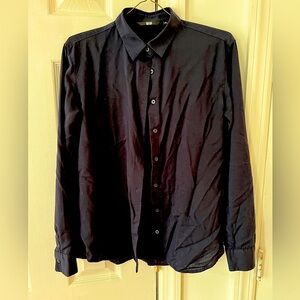 Navy Uniqlo women shirt
